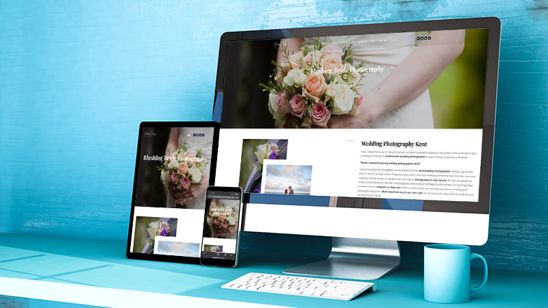 Best Placed Services Ltd Case Study of Blushing Bride for SEO, Web Design, and Web Development